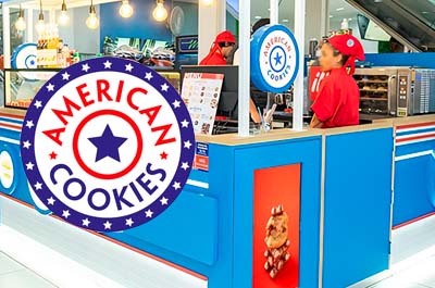 american cookies quiosque shopping la plage guaruja red